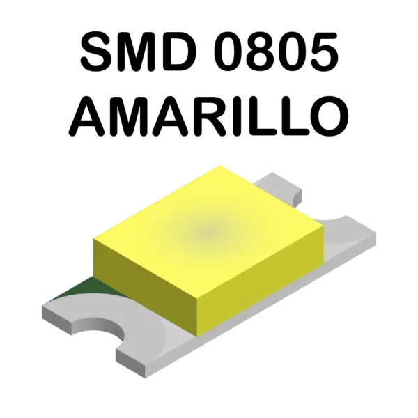 LED SMD 0805 Amarillo/Yellow CC17