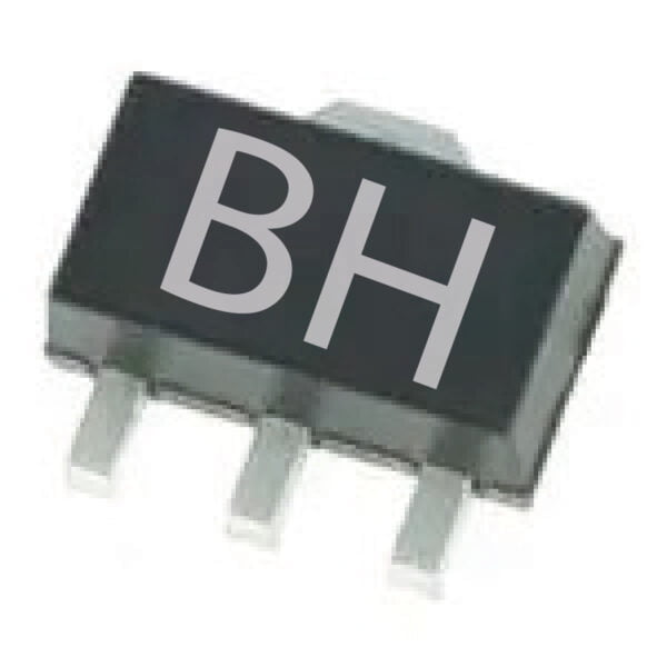 TRANSISTOR DE EMPALME BIPOLAR, 80V 1A, BCX56-TP "BH" (BB24)