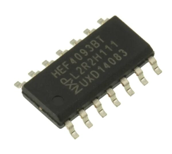 Puerta de función individual, 15 V 3.4 mA , HEF4093BT , BB17